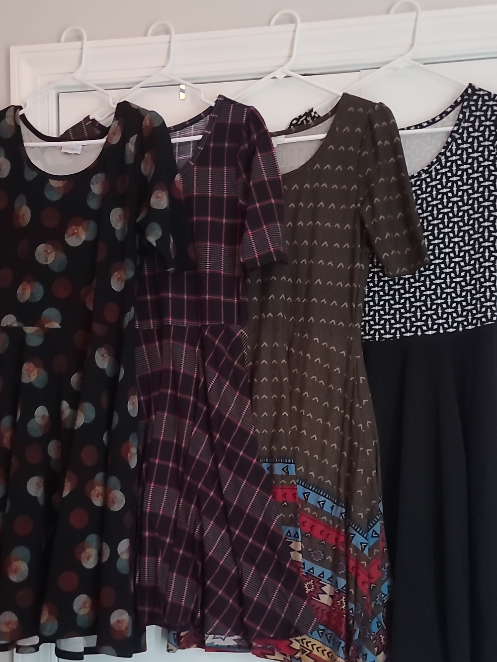 LuLaRoe Bundle Nicole Dresses Large